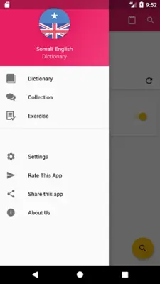 Somali English Dictionary android App screenshot 5